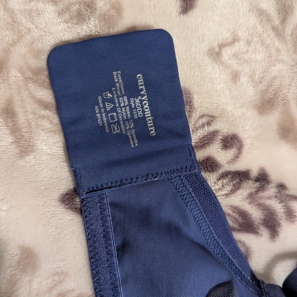 Victoria's Secret Blue Sheer Mesh Push-Up Bra 36DDD - Picture 3 of 5